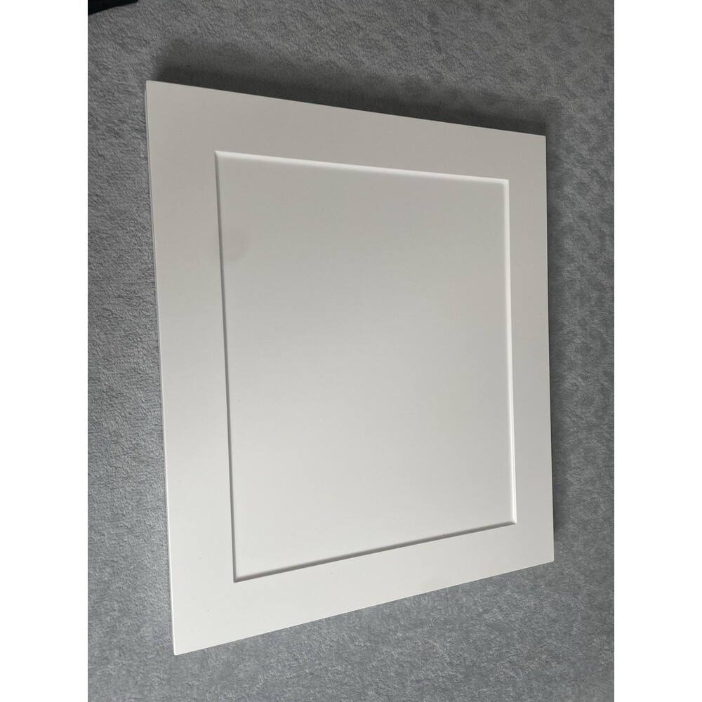 Shaker style cabinet door, white with frame and central panel made MDF18.5 X21.5